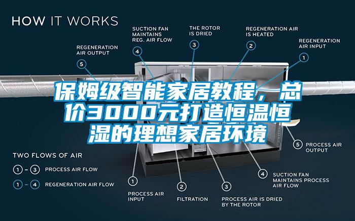 保姆級智能家居教程，總價3000元打造恒溫恒濕的理想家居環境