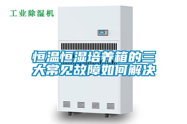 恒溫恒濕培養箱的三大常見故障如何解決