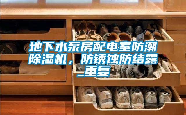 地下水泵房配電室防潮除濕機，防銹蝕防結(jié)露_重復(fù)