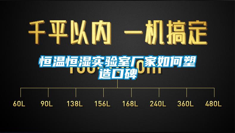 恒溫恒濕實(shí)驗(yàn)室廠家如何塑造口碑