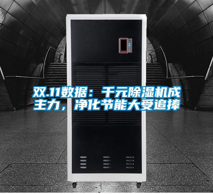 雙.11數據：千元除濕機成主力，凈化節能大受追捧