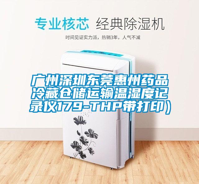 廣州深圳東莞惠州藥品冷藏倉儲(chǔ)運(yùn)輸溫濕度記錄儀179-THP帶打印）