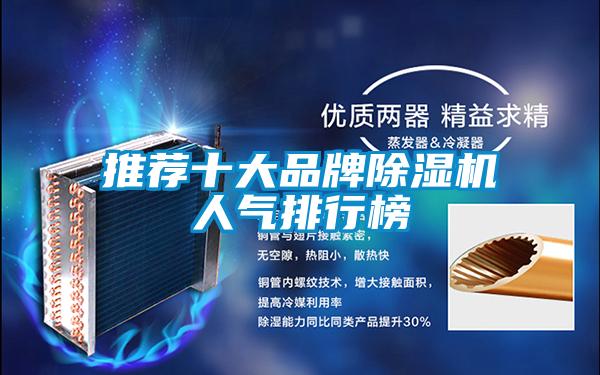 推薦十大品牌除濕機人氣排行榜