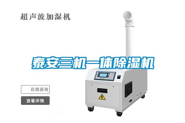 泰安三機一體除濕機
