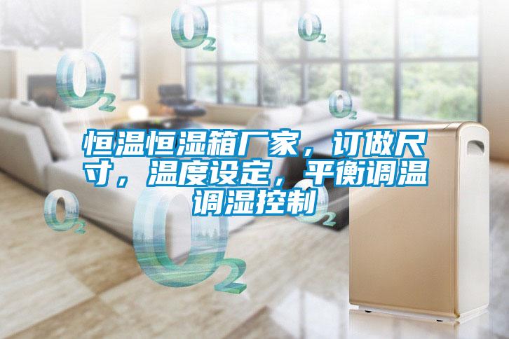 恒溫恒濕箱廠家，訂做尺寸，溫度設定，平衡調溫調濕控制