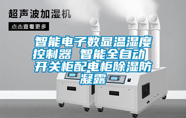 智能電子數顯溫濕度控制器 智能全自動 開關柜配電柜除濕防凝露