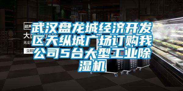 武漢盤龍城經濟開發區天縱城廣場訂購我公司5臺大型工業除濕機