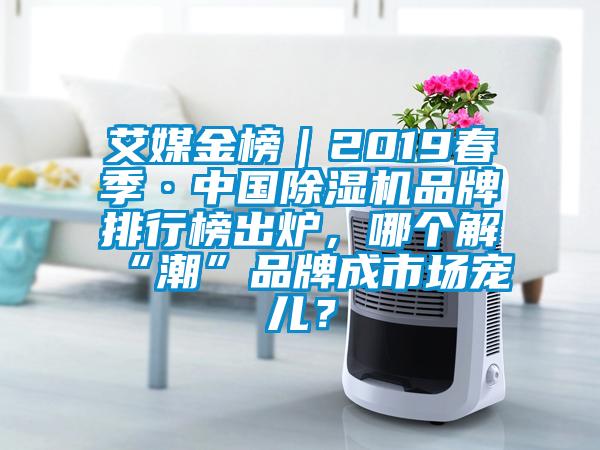 艾媒金榜｜2019春季·中國除濕機品牌排行榜出爐，哪個解“潮”品牌成市場寵兒？