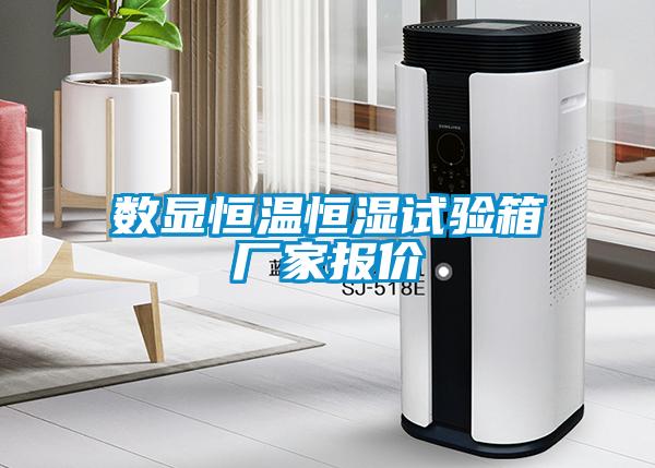 數顯恒溫恒濕試驗箱廠家報價