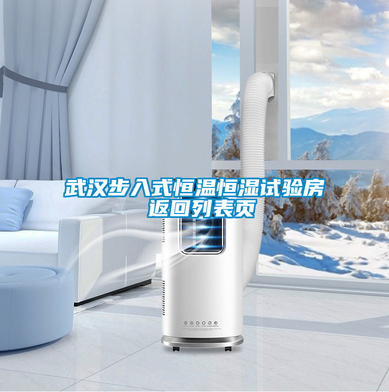 武漢步入式恒溫恒濕試驗(yàn)房 返回列表頁