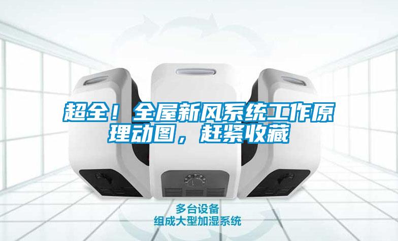 超全！全屋新風系統工作原理動圖，趕緊收藏