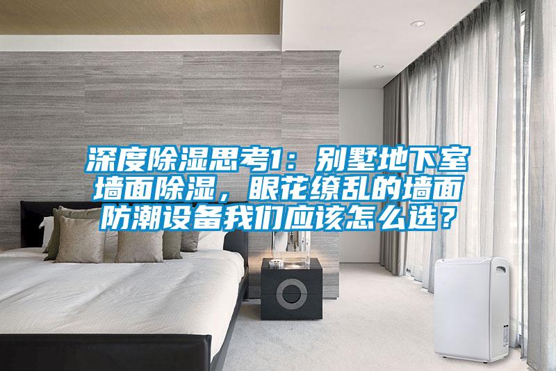 深度除濕思考1：別墅地下室墻面除濕，眼花繚亂的墻面防潮設備我們應該怎么選？