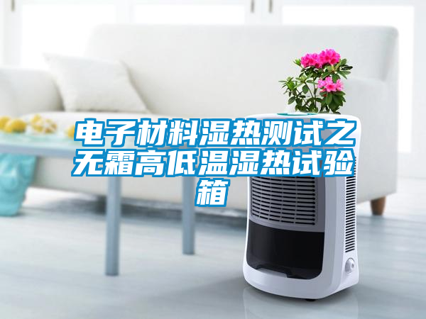 電子材料濕熱測試之無霜高低溫濕熱試驗箱