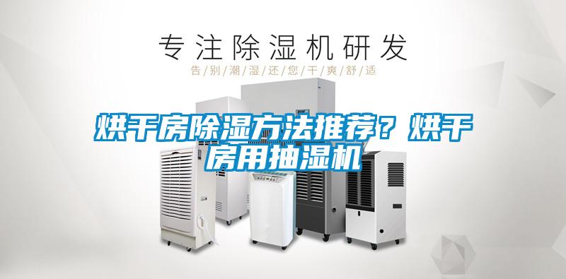 烘干房除濕方法推薦？烘干房用抽濕機