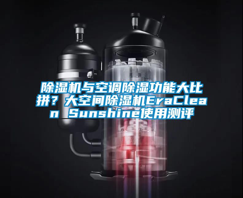 除濕機與空調除濕功能大比拼？大空間除濕機EraClean Sunshine使用測評