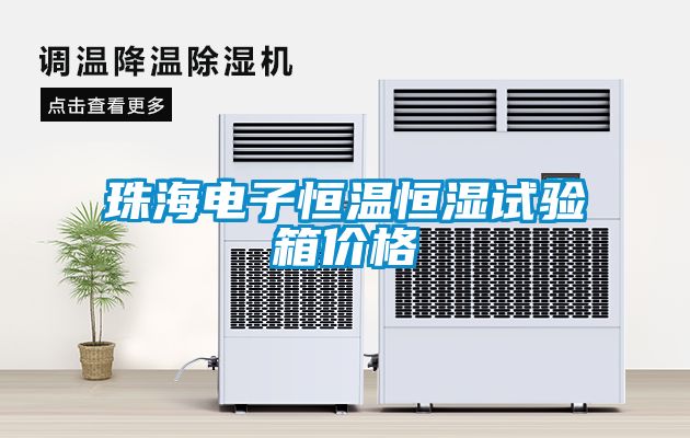 珠海電子恒溫恒濕試驗(yàn)箱價(jià)格