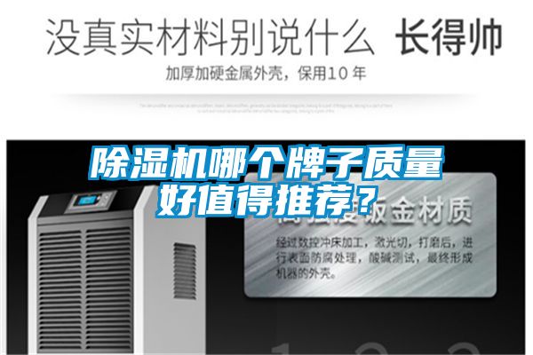 除濕機哪個牌子質量好值得推薦？