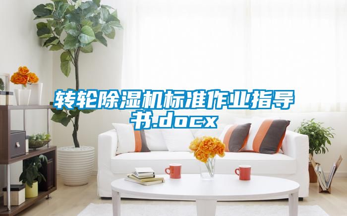 轉(zhuǎn)輪除濕機標準作業(yè)指導(dǎo)書.docx