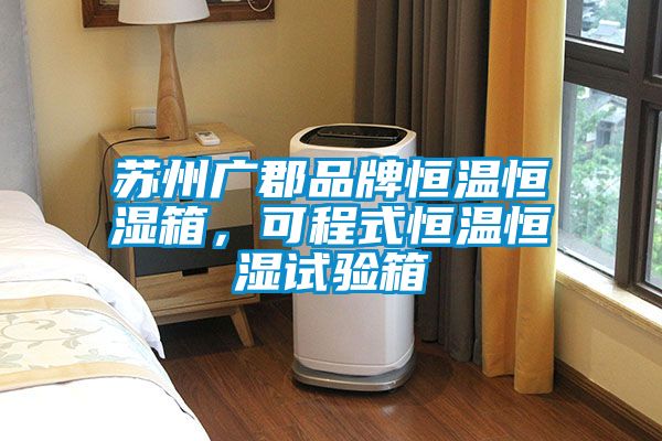 蘇州廣郡品牌恒溫恒濕箱，可程式恒溫恒濕試驗箱