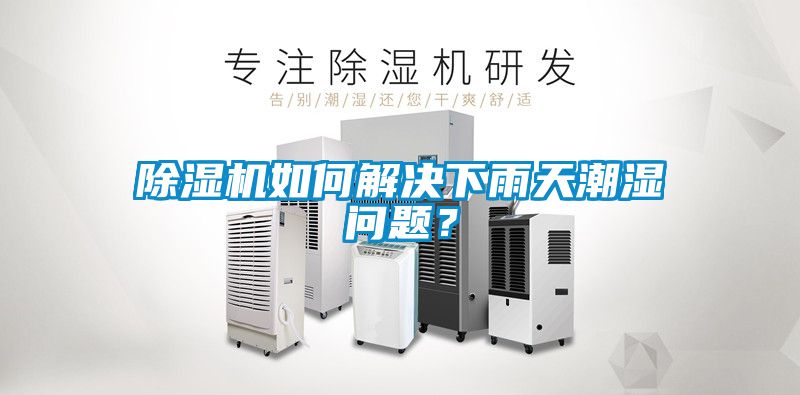 除濕機如何解決下雨天潮濕問題？