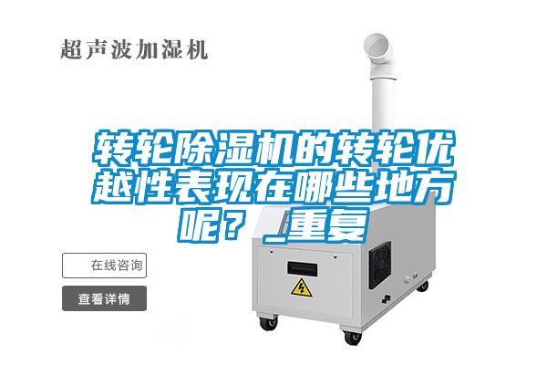 轉輪除濕機的轉輪優越性表現在哪些地方呢？_重復