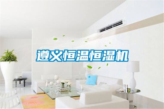 遵義恒溫恒濕機