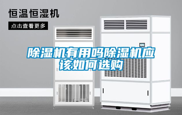 除濕機有用嗎除濕機應該如何選購