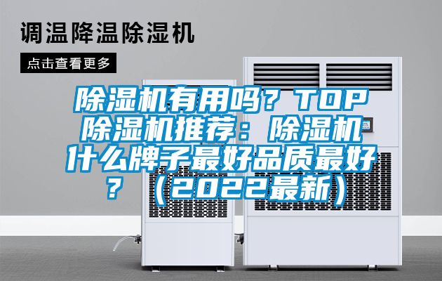 除濕機有用嗎？TOP除濕機推薦：除濕機什么牌子最好品質最好？（2022最新）