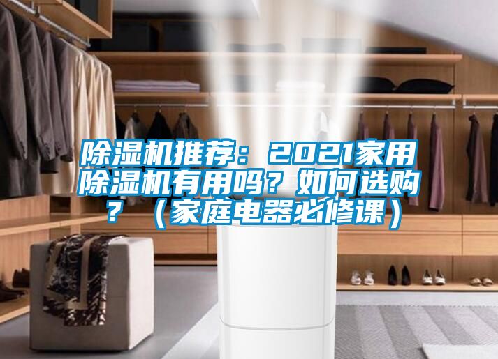 除濕機推薦：2021家用除濕機有用嗎？如何選購？（家庭電器必修課）