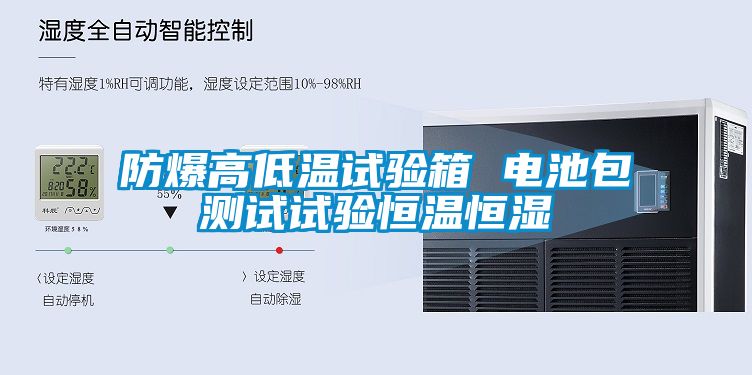防爆高低溫試驗箱 電池包測試試驗恒溫恒濕