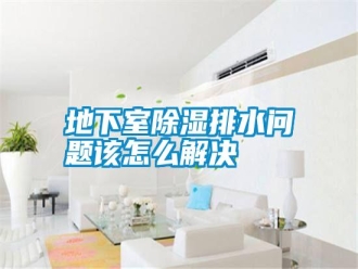 行業新聞地下室除濕排水問題該怎么解決