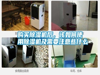 行業新聞購買除濕機后，該如何使用除濕機及需要注意些什么