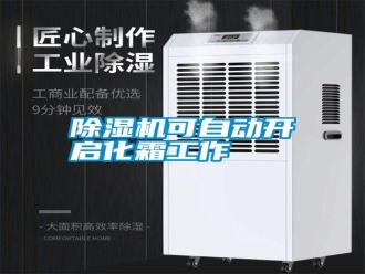 行業新聞除濕機可自動開啟化霜工作