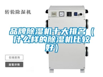 企業新聞品牌除濕機十大排名（什么樣的除濕機比較好）