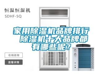 企業(yè)新聞家用除濕機(jī)品牌排行 除濕機(jī)十大品牌都有哪些呢？