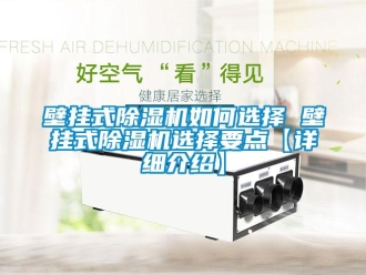 企業新聞壁掛式除濕機如何選擇 壁掛式除濕機選擇要點【詳細介紹】