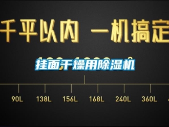 行業新聞掛面干燥用除濕機