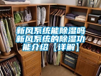 行業新聞新風系統能除濕嗎新風系統的除濕功能介紹【詳解】