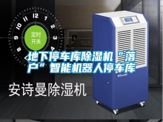 行業新聞地下停車庫除濕機“落戶”智能機器人停車庫