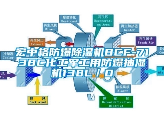 企業新聞宏中格防爆除濕機BCF-7138C化工軍工用防爆抽濕機138L／D