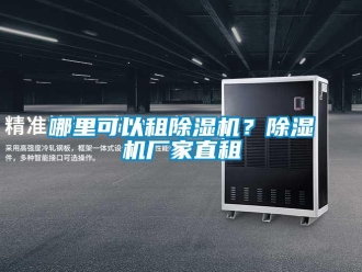 企業新聞哪里可以租除濕機？除濕機廠家直租