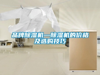 企業新聞品牌除濕機—除濕機的價格及選購技巧