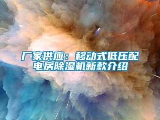 企業(yè)新聞廠家供應(yīng)：移動式低壓配電房除濕機(jī)新款介紹