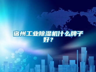 常見問題宿州工業除濕機什么牌子好？